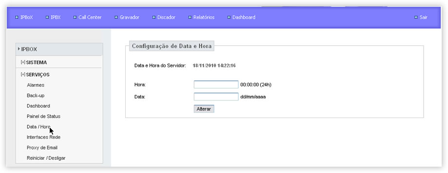 Data/hora IPBoX